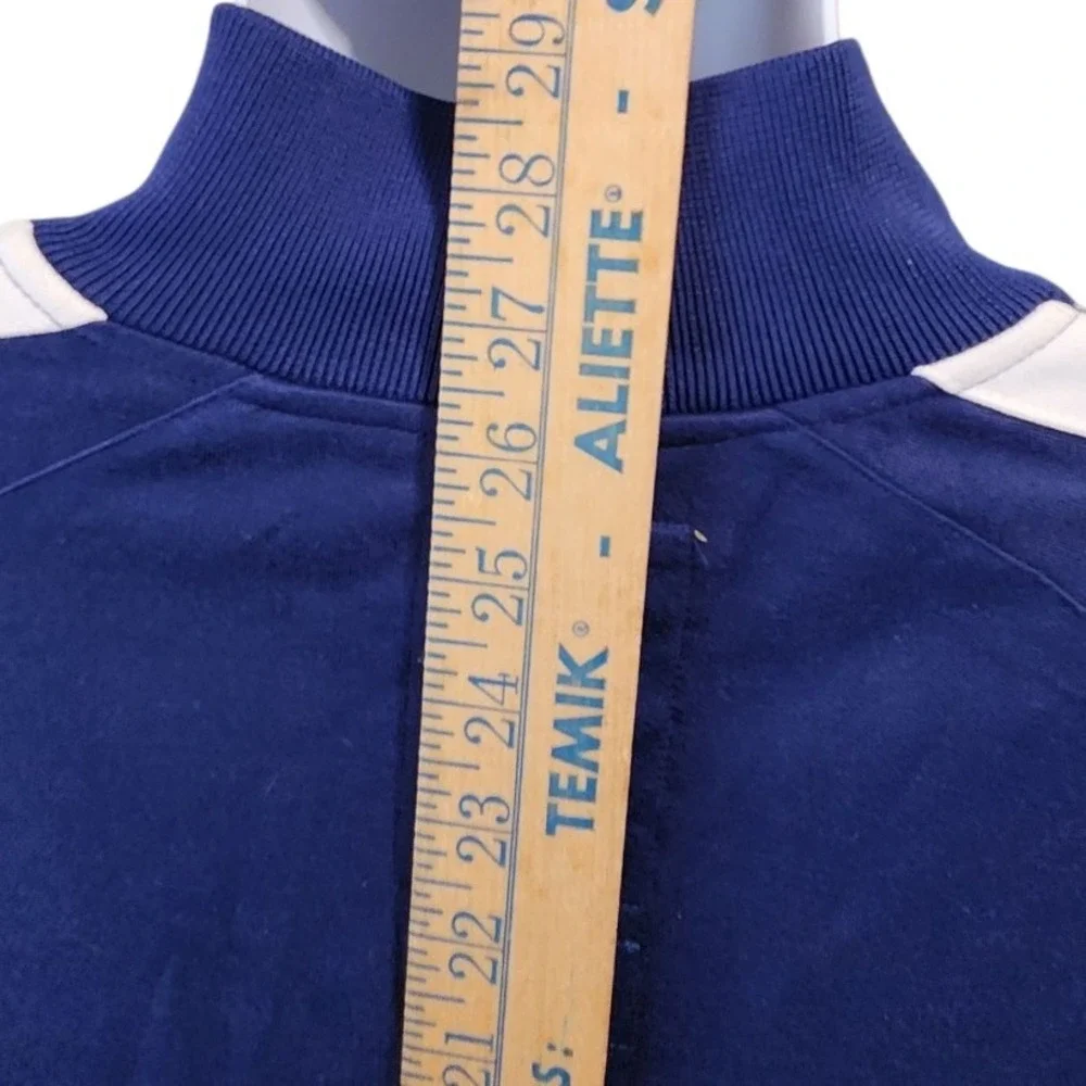 Jack Track & Field Mens Varsity Track Jacket Blue Ravine V-44 Large S06-8058‎